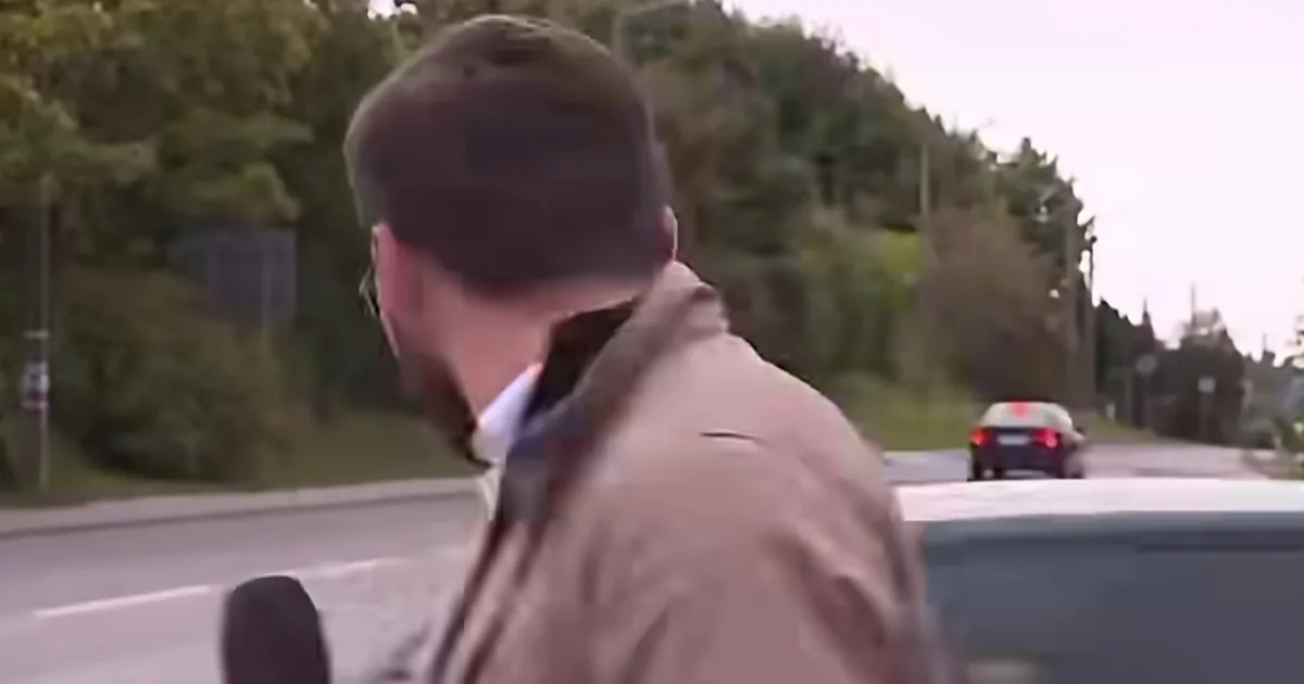 Lengyel tévé forgatott balesetről, amikor elütöttek egy rolleres lányt