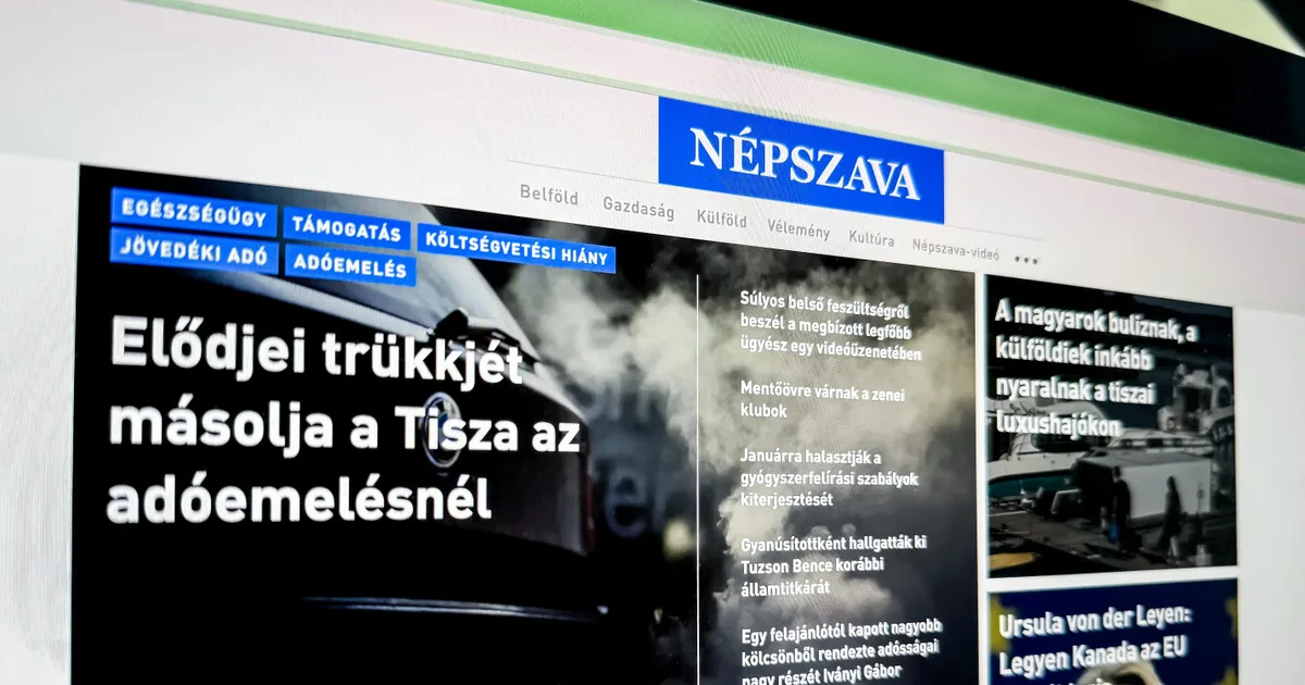 Új főszerkesztő a Népszava élén, hetilapként is megjelenik a jövőben