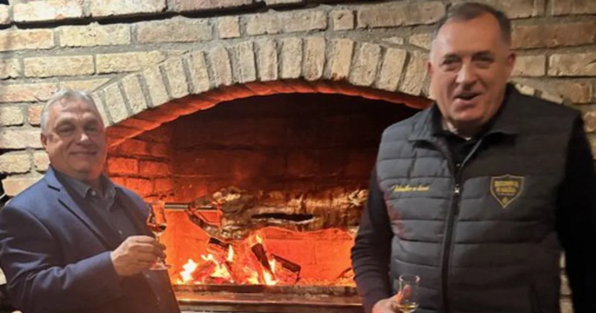 Milorad Dodik vendégül látta Orbán Viktort és feleségét