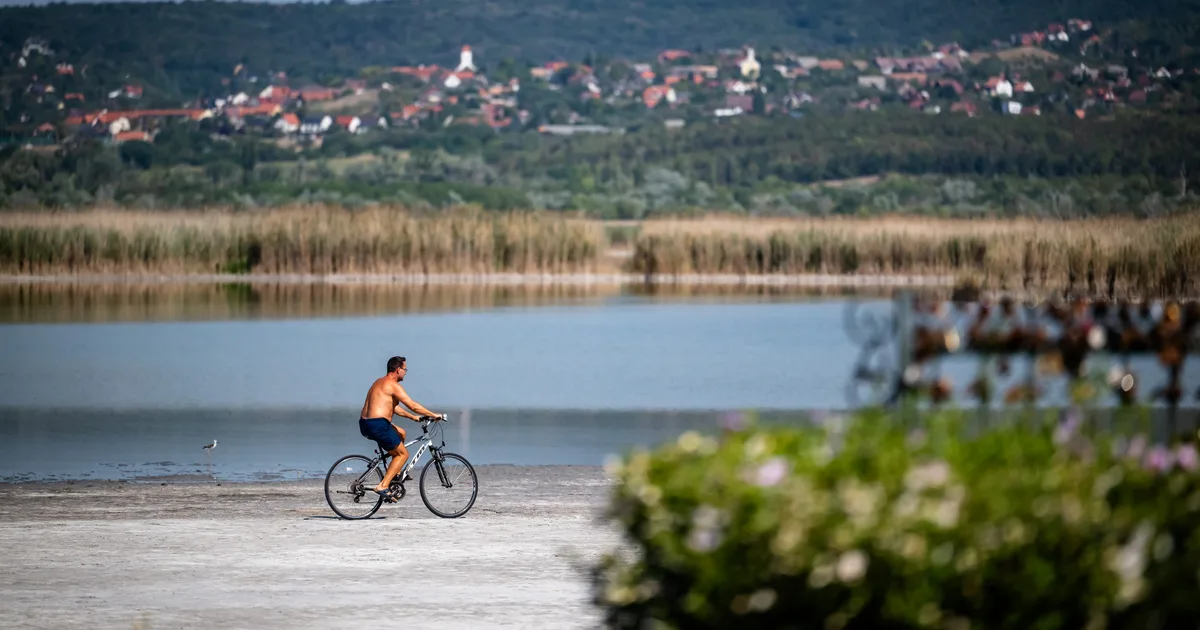 Öt centiméter alatt a Velencei-tó vízállása