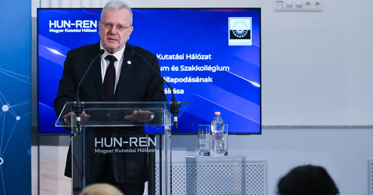 Távozik a HUN-REN elnöke és vezérigazgatója is